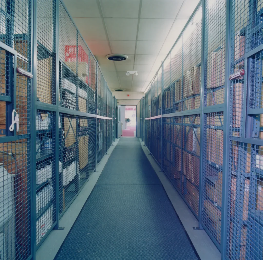 Secured Access Wire Partition Enclosures for Evidence Storage - GSA Contractor
