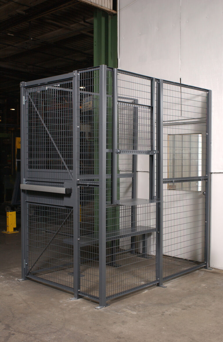 Secured Entry Access Wire Cage for Facility Entrance Security - GSA Contractor