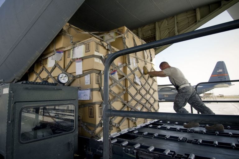 Air Cargo Handling Solutions 463L Pallet Conveyor System